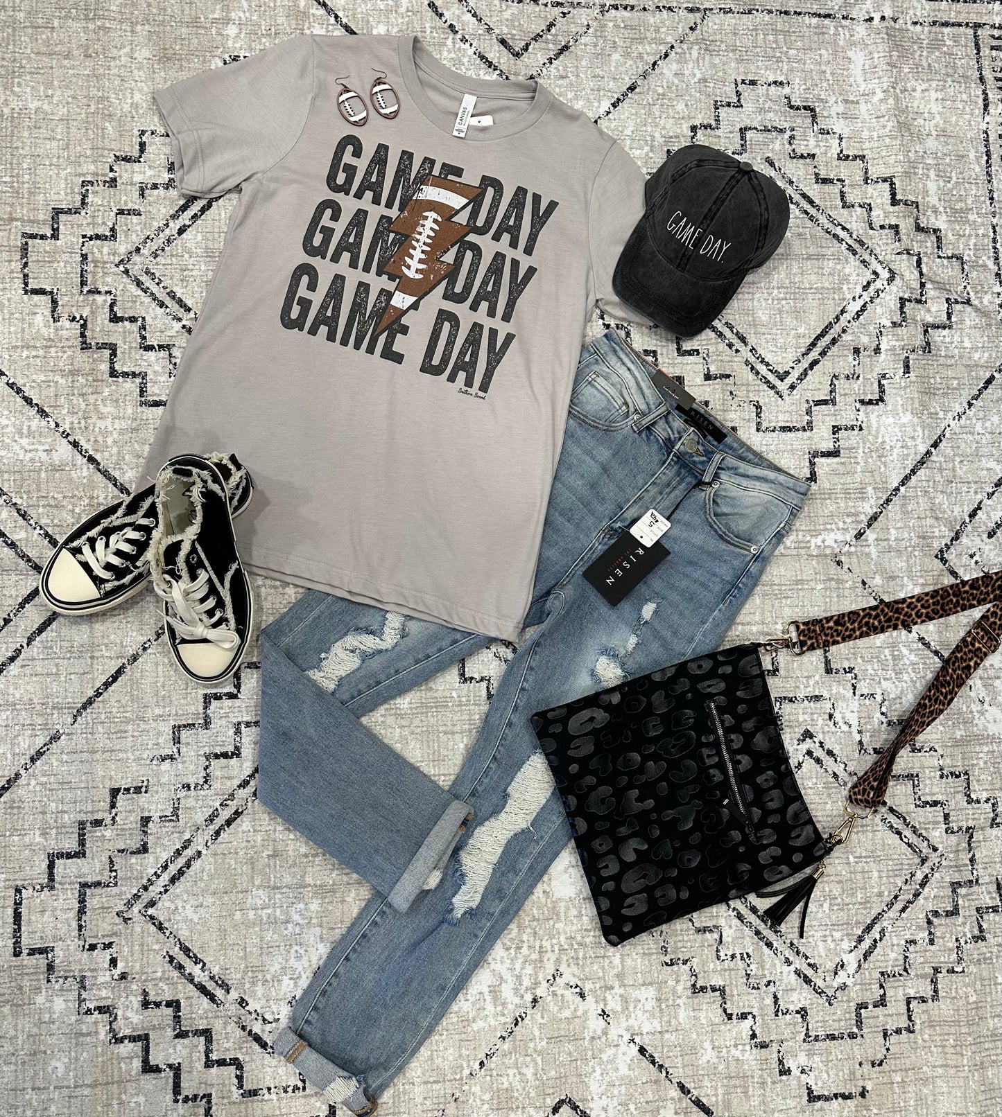 Game Day Football Tee