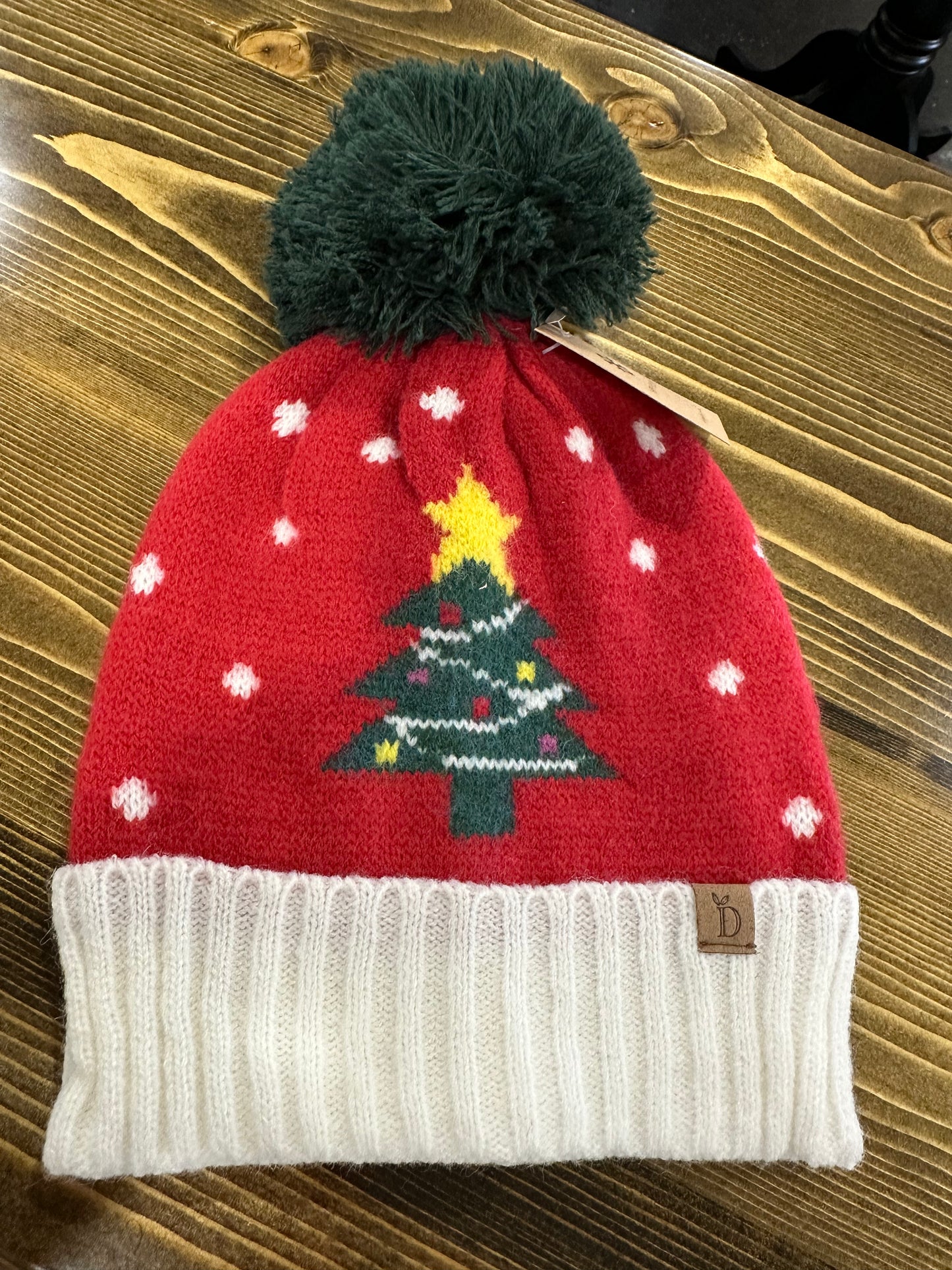 Christmas Tree Stocking Cap - Women’s