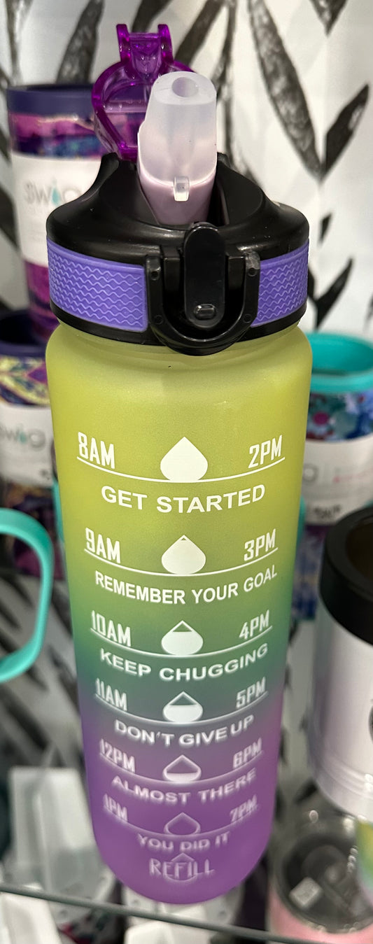 Water intake bottle 32 oz