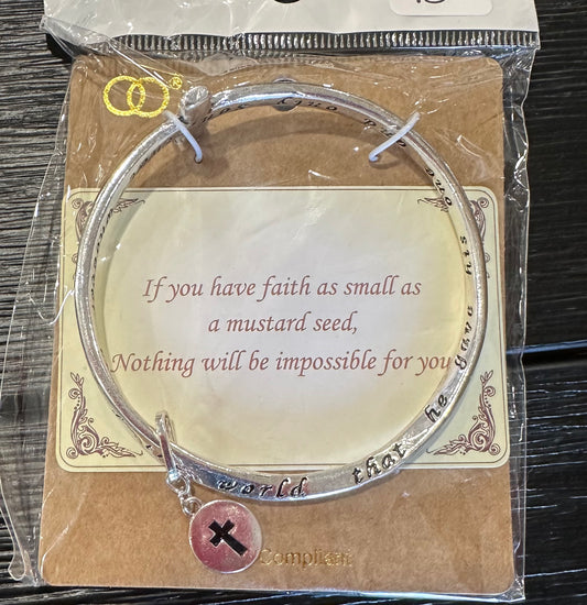 John 3:16 Bible Verse Bracelet