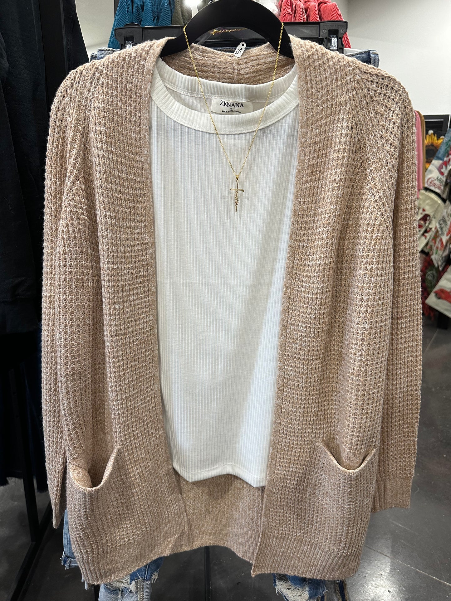 Staccato Cardigan (Beige)