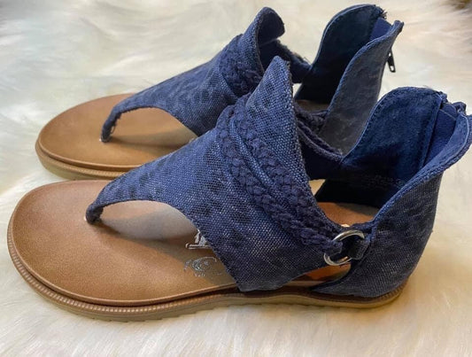 Very G Navy Sariah Sandals