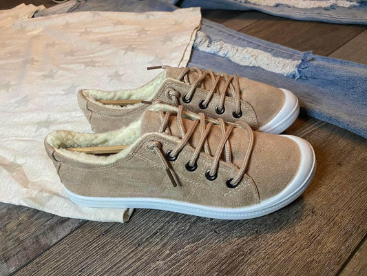 CLEARANCE - Gypsy Jazz Ronnie Sneakers (Cream)