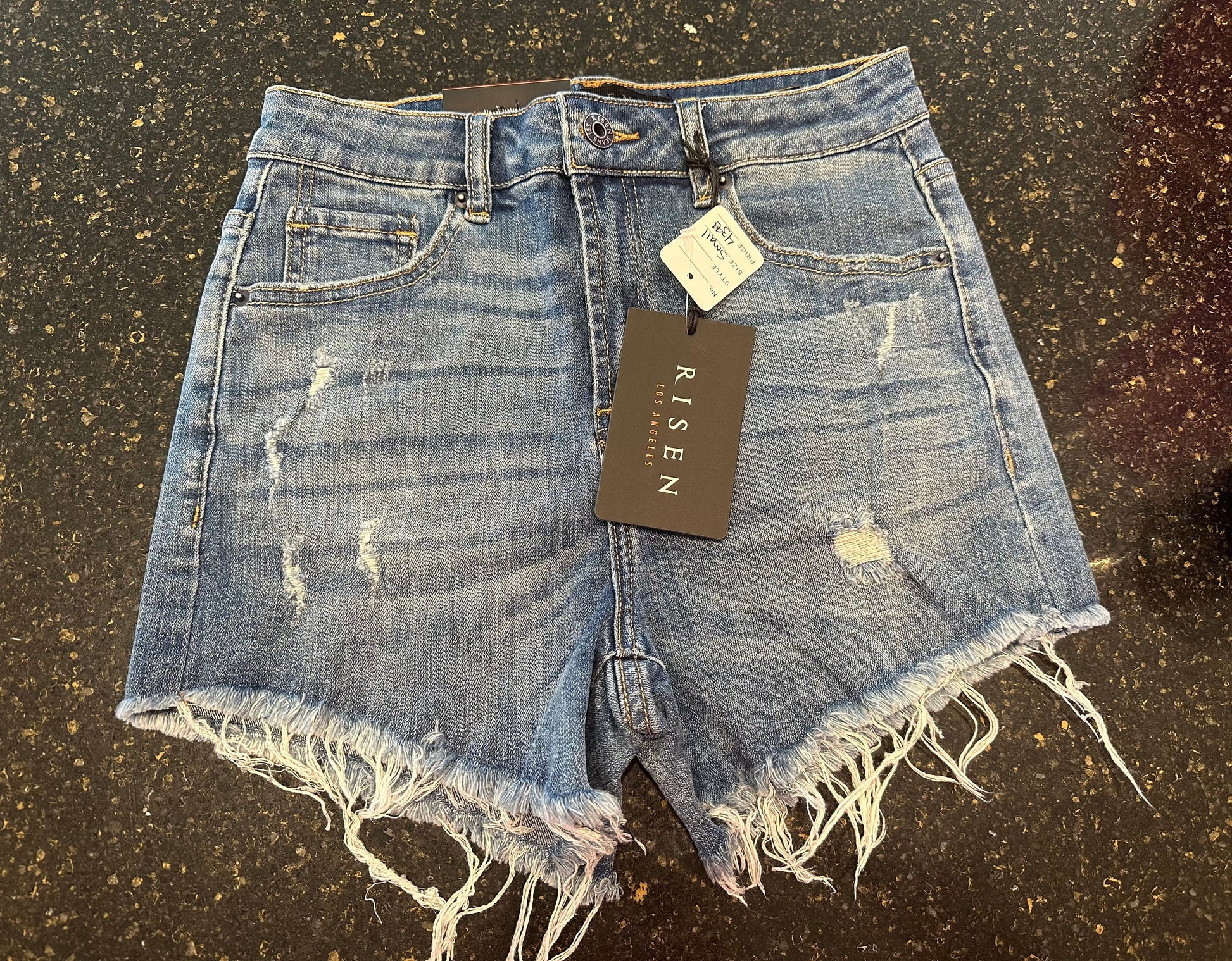 Risen Jean Shorts